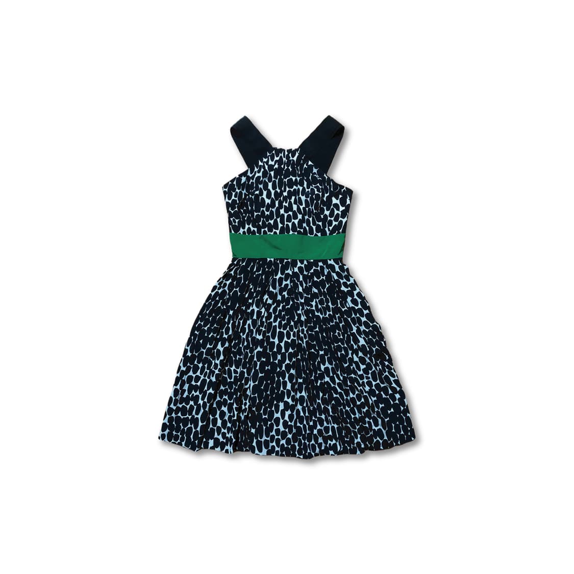 Polka Dots Gather Silk Dress 상품이미지2