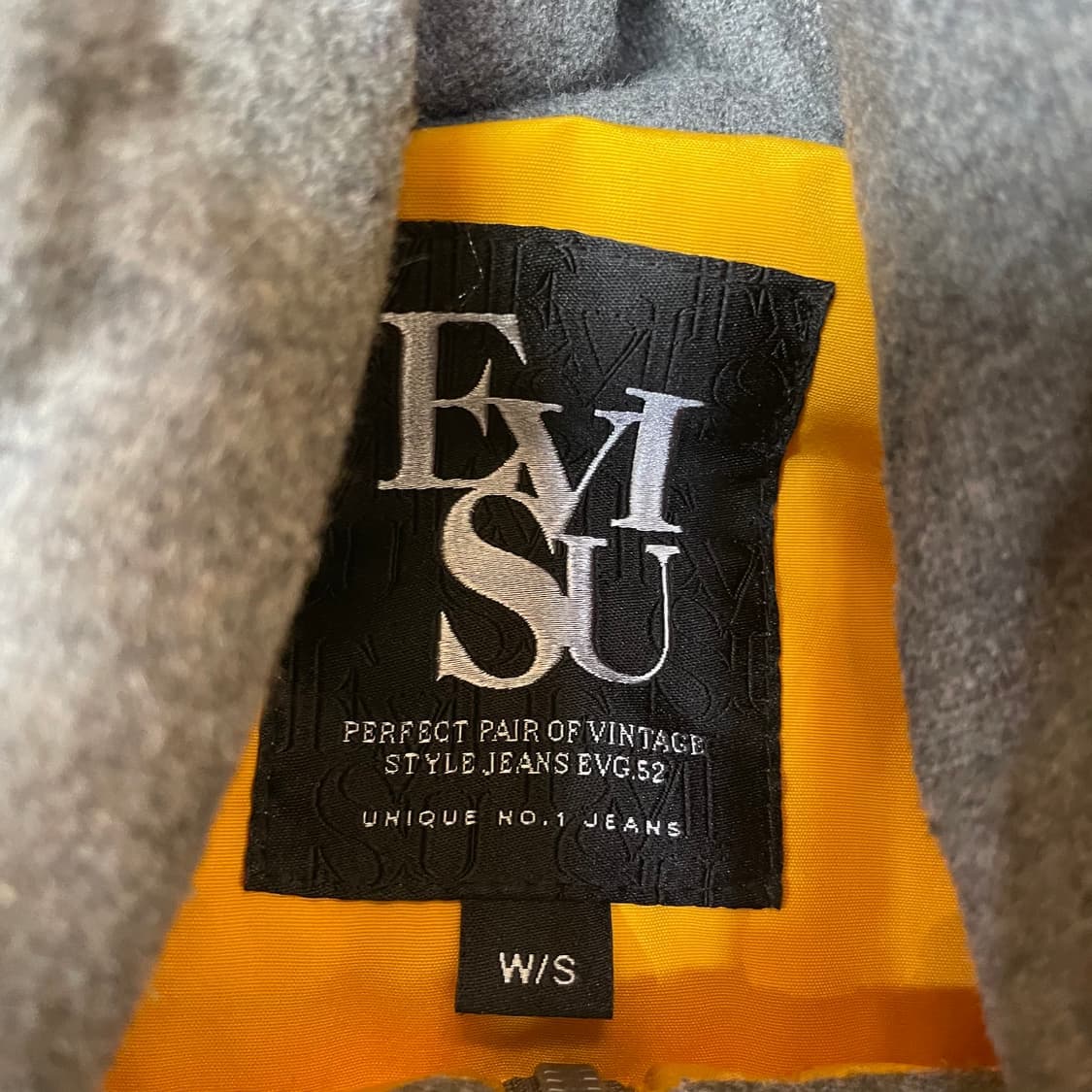 에비수 엘로우그레이 후드 자켓 점퍼 WS 상품이미지6