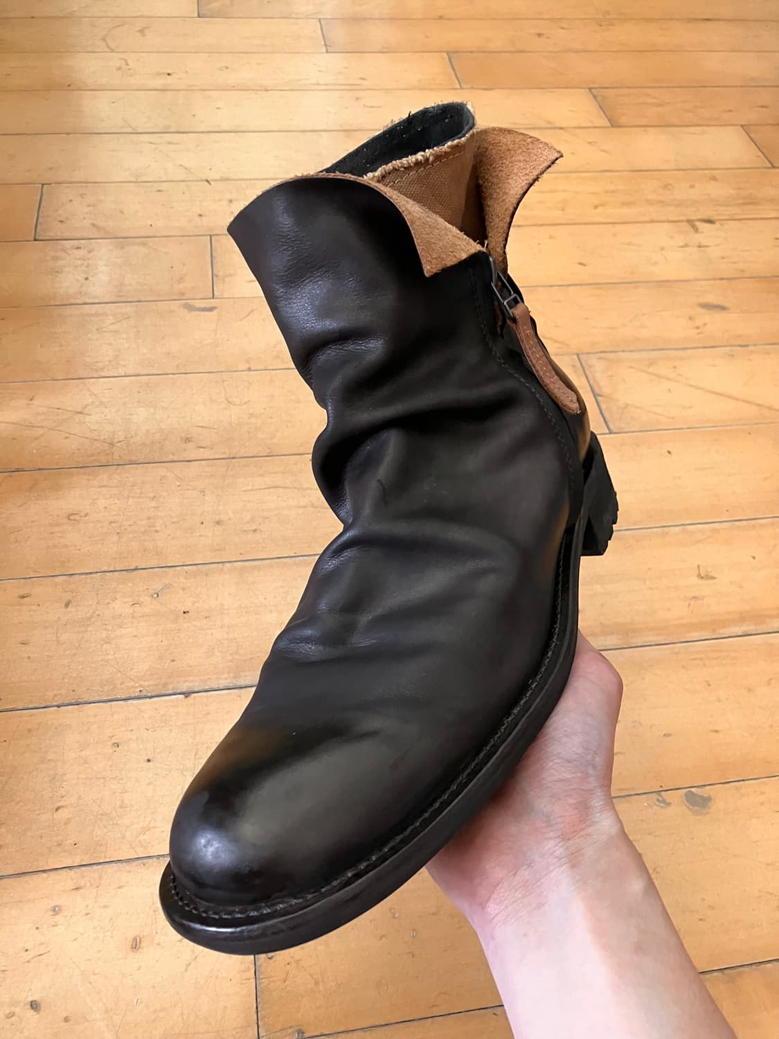 Red cover 00s 레드커버 드레이프 코튼 레이어드 부츠 42 상품이미지2