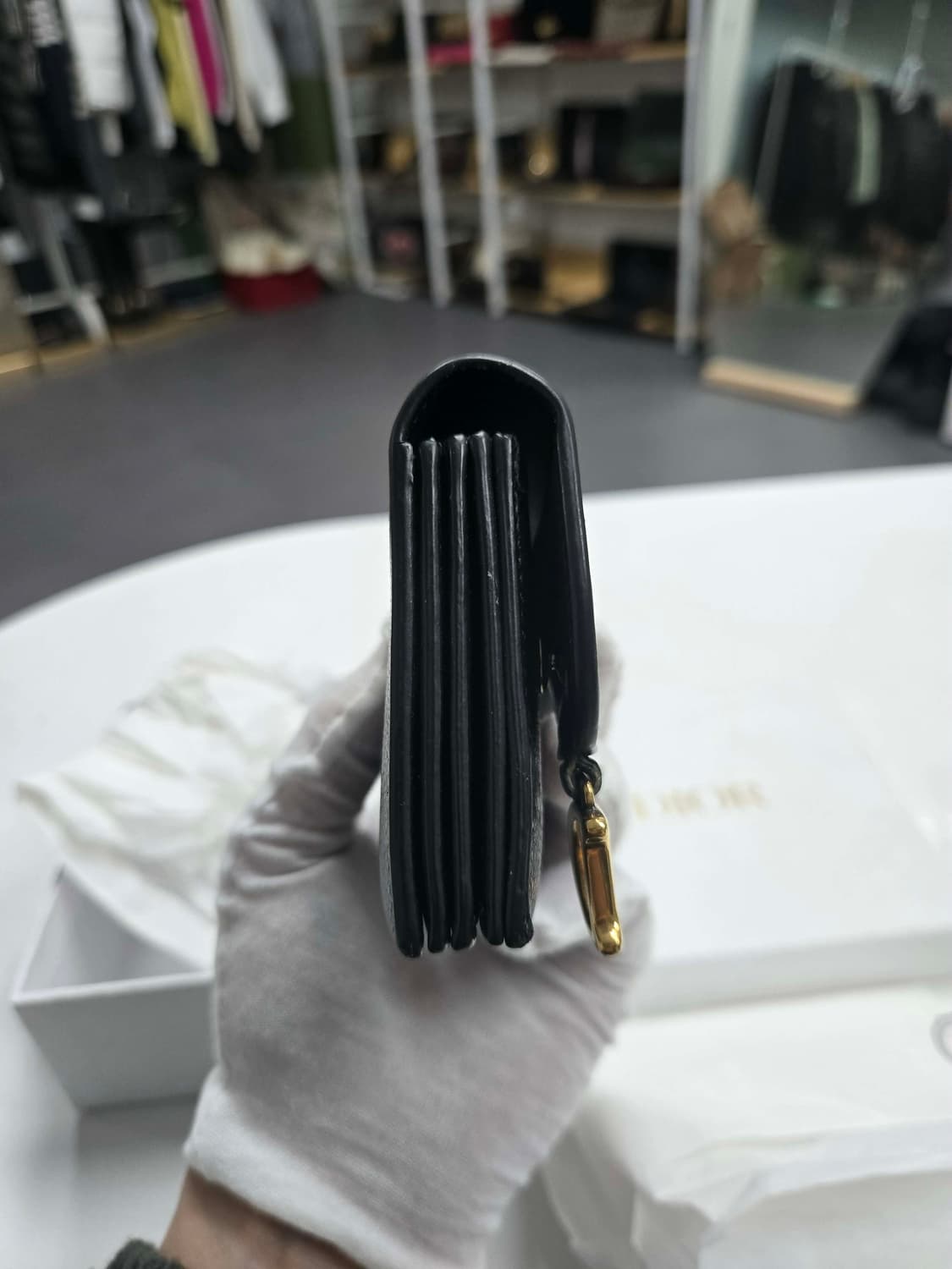 [50%세일] 디올 새들 아코디언 반지갑 상품이미지3