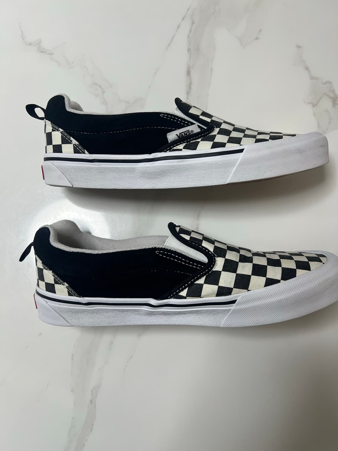 [270] 반스 체커보드 뉴 슬립 블랙 화이트 상품이미지4