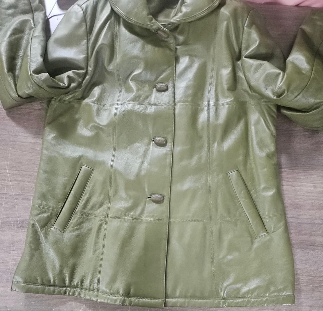 양가죽 그린 코트자켓  F 상품이미지9