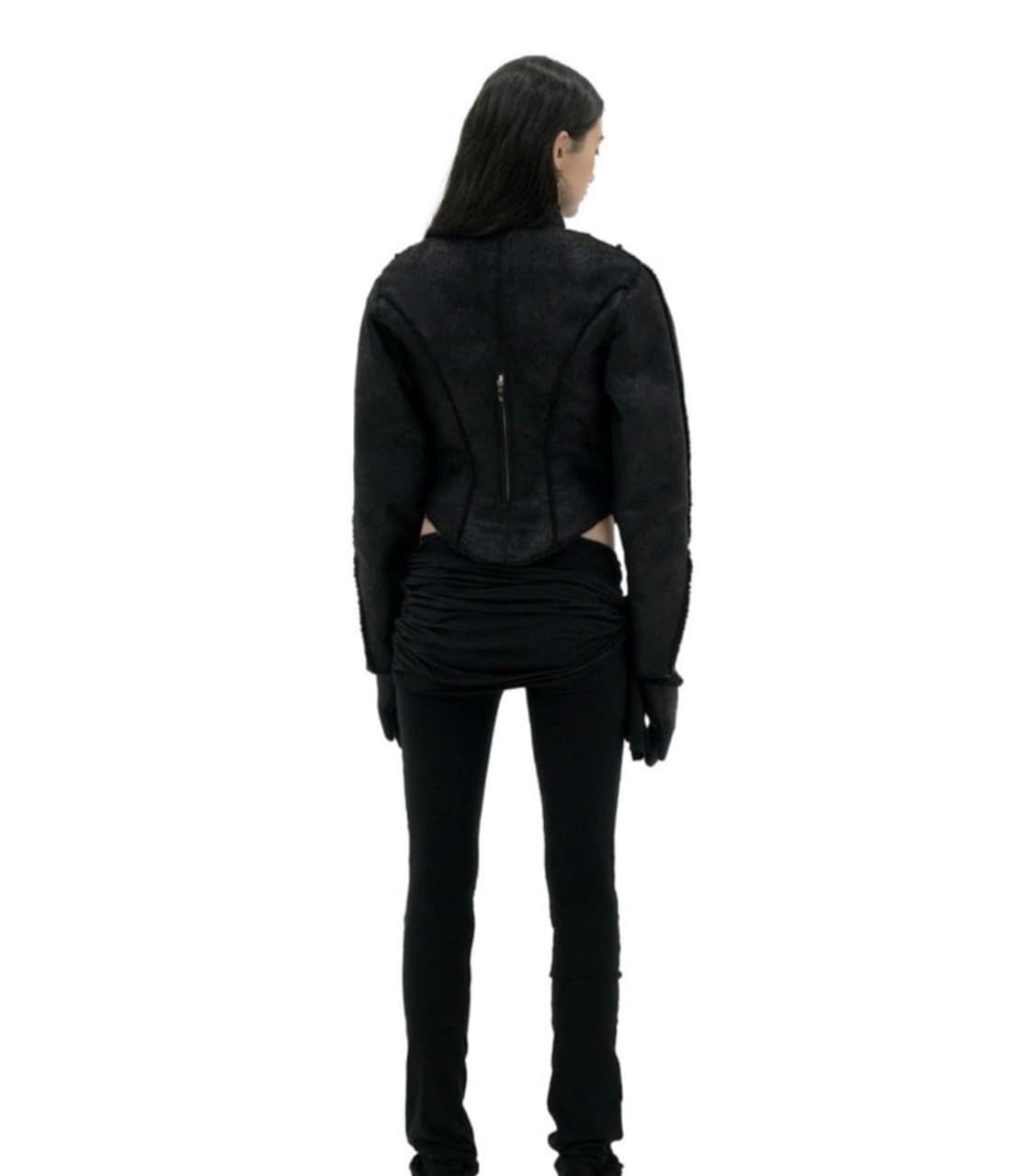 MOTORCYCLE SHEARLING JACKET IN 상품이미지2