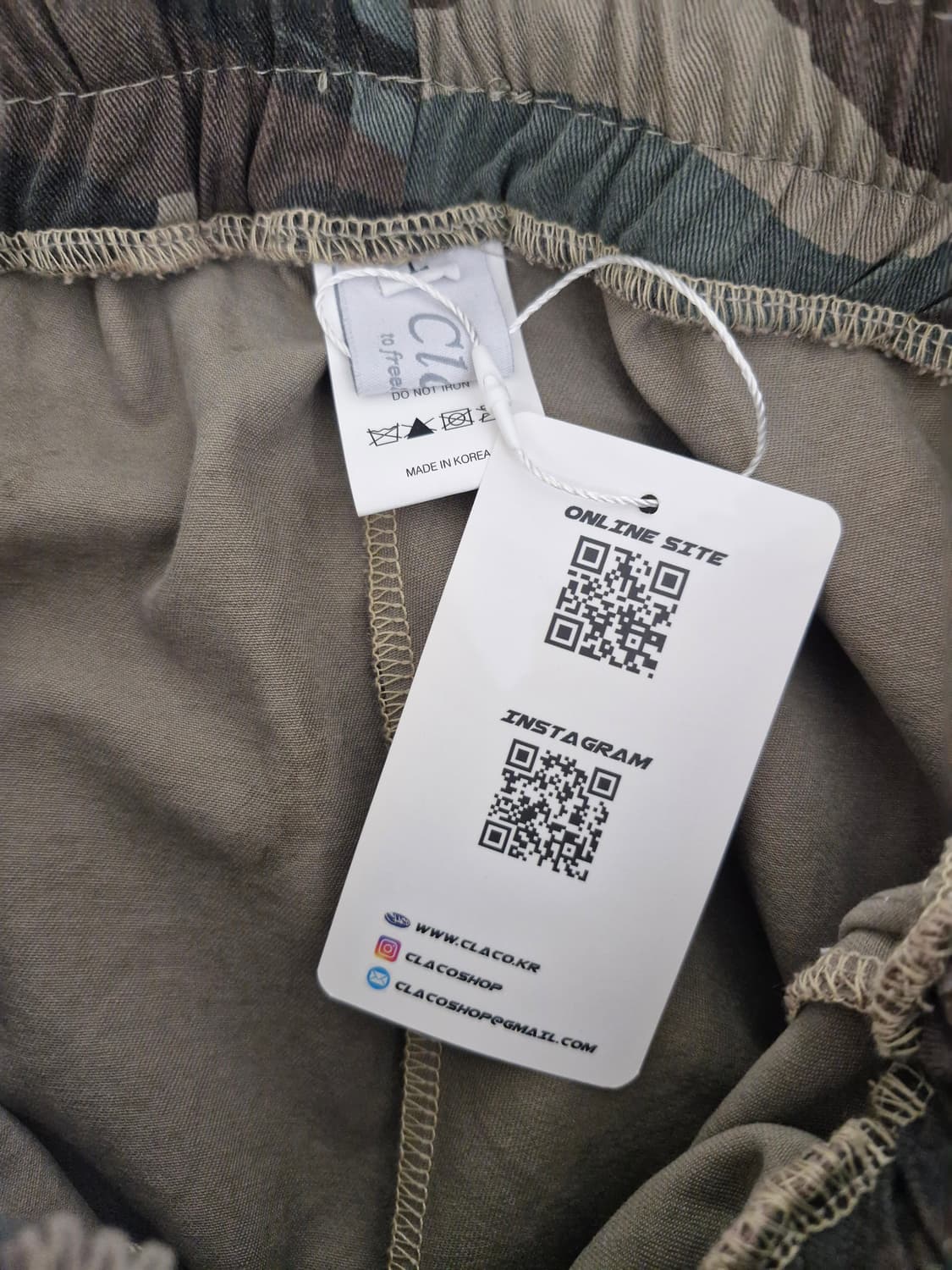 [새상품]CLACO 클라코 코튼 트윈 사이드라인 지퍼팬츠 상품이미지5