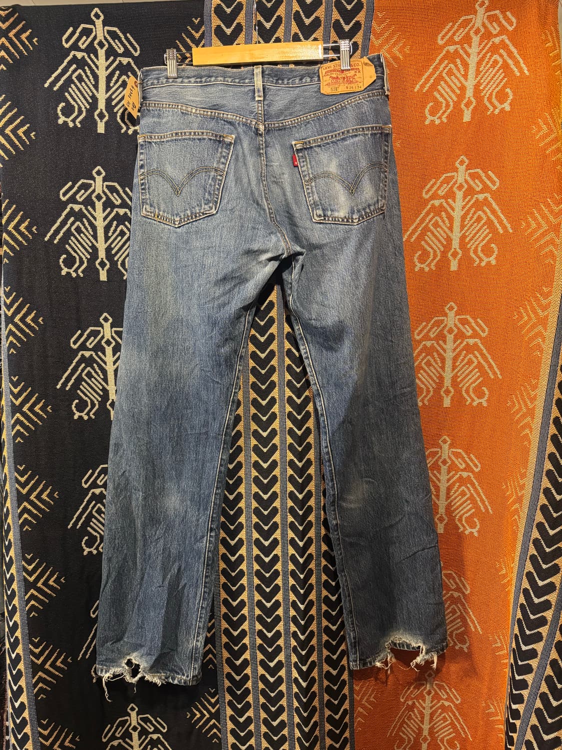 리바이스 501 34X34 블랭크탭 데님  상품이미지2