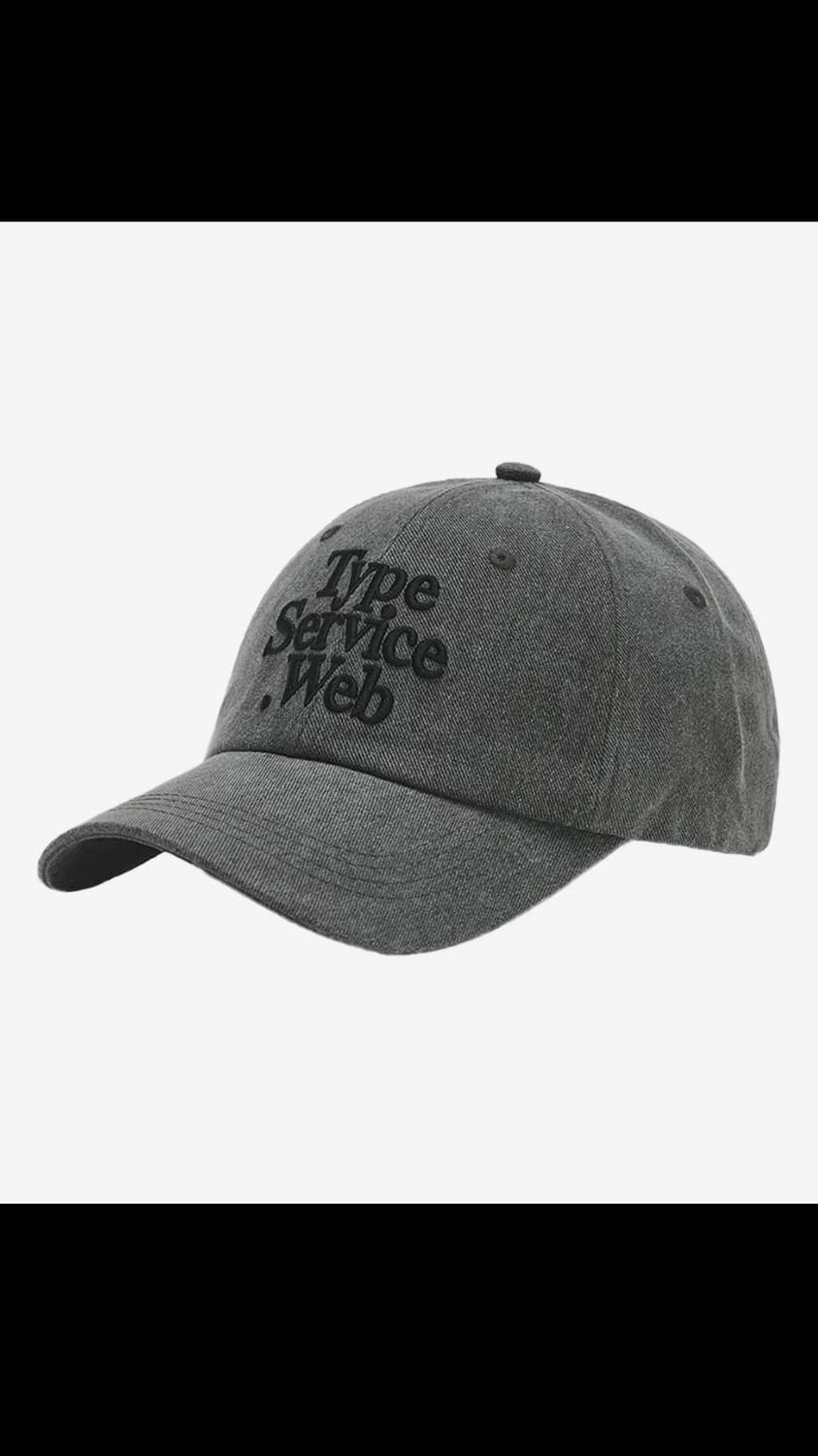 타입서비스 Typeservice Web Cap [Dark Gray] 상품이미지1