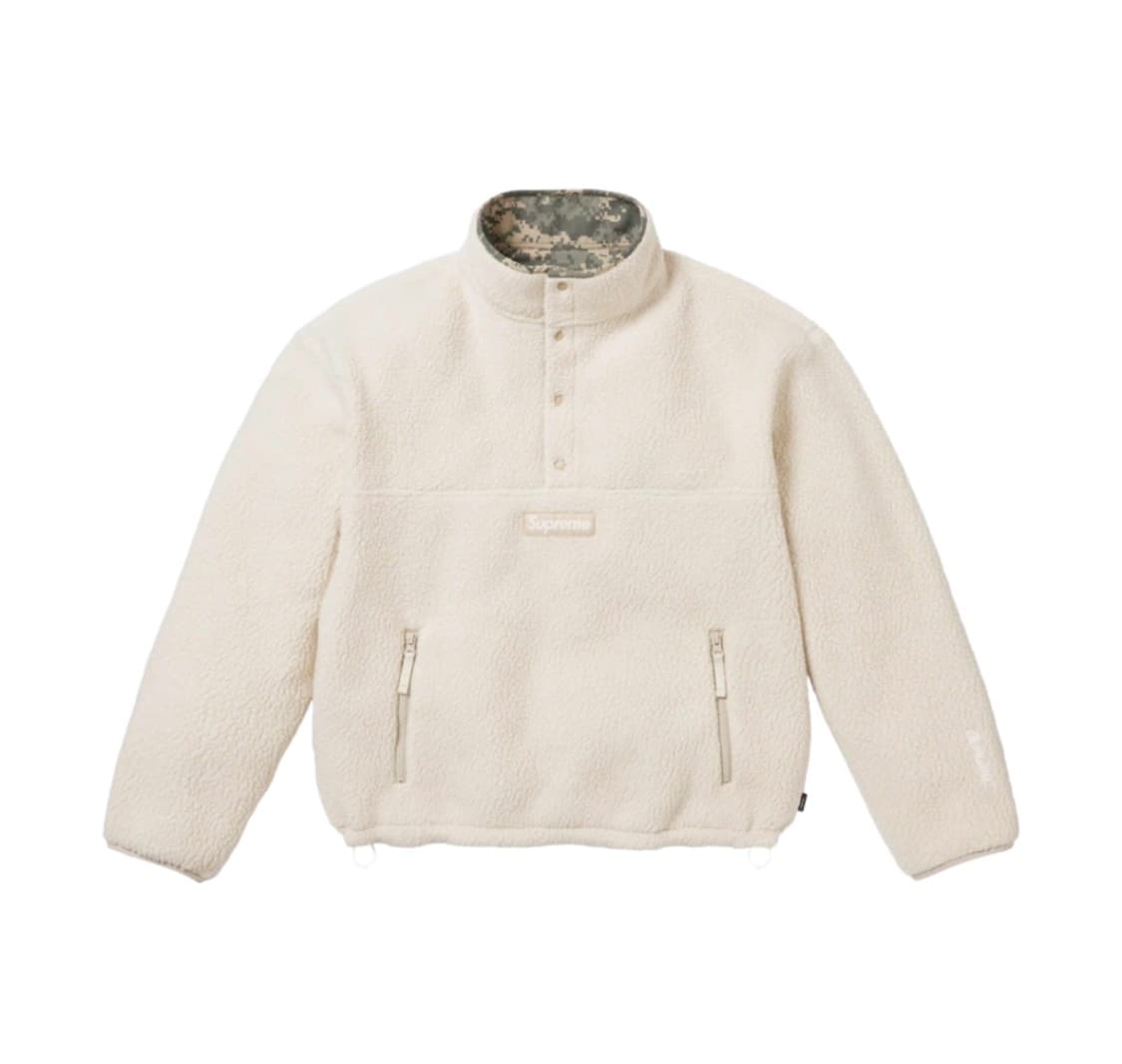 슈프림 폴라텍 셔링 리버시블 풀오버 내츄럴 - 23FW 상품이미지1