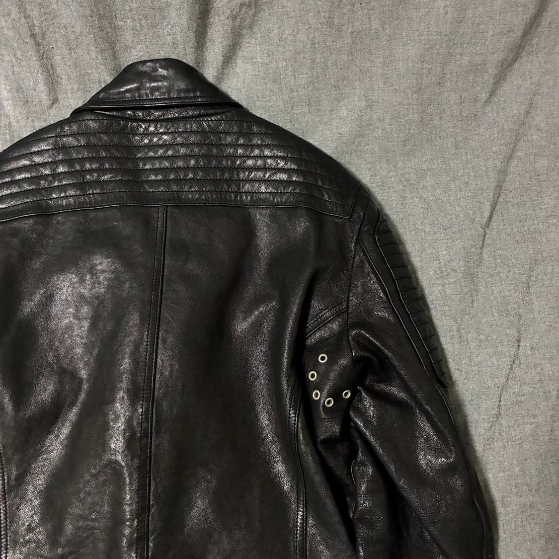 이태리 램스킨 라이더 자켓 상품이미지8