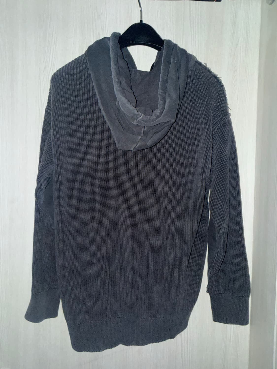 디젤 와플 그레이 후드집업 상품이미지2