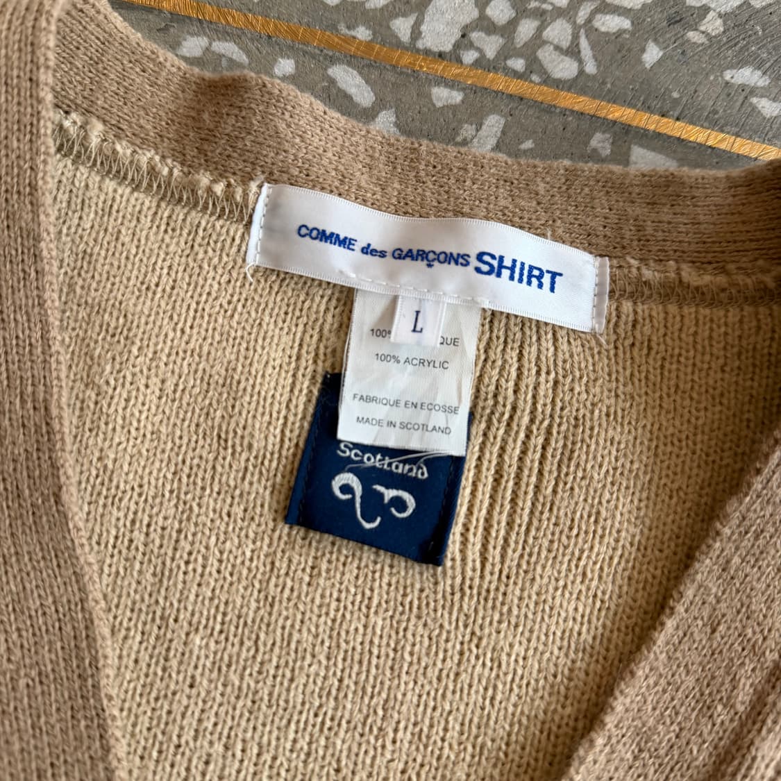 꼼데가르송 셔츠 패널 가디건 상품이미지8