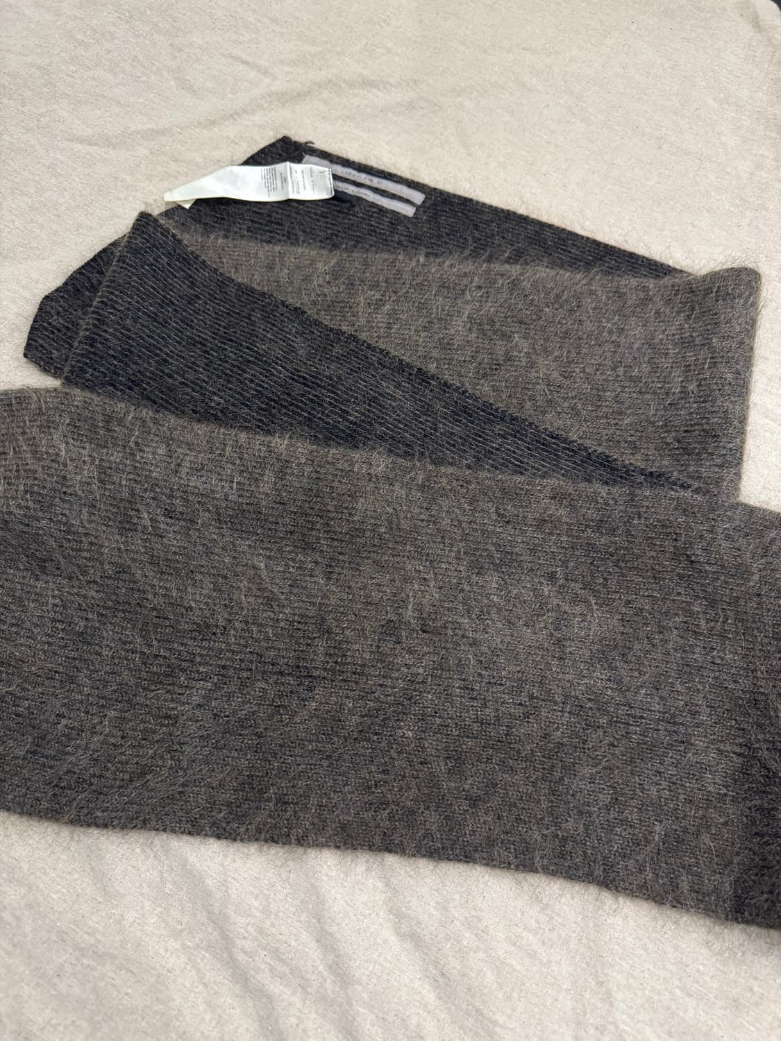 릭오웬스 19aw 블랙브라운 더블사이드 머플러 상품이미지7