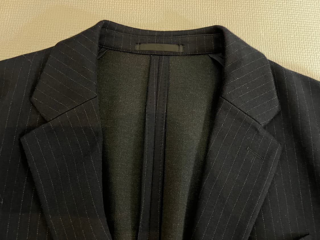 유니클로 스트라이프 감탄 재킷 자켓(네이비) XL 상품이미지3