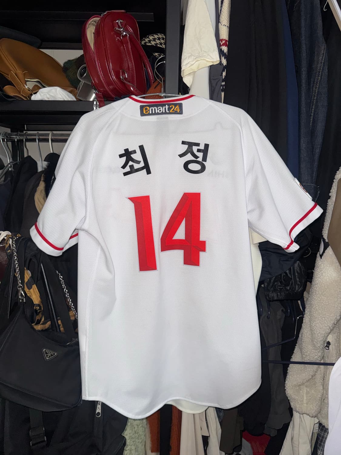 SSG 랜더스 홈 어센틱 유니폼 L(100) - 마킹 최정 상품이미지2