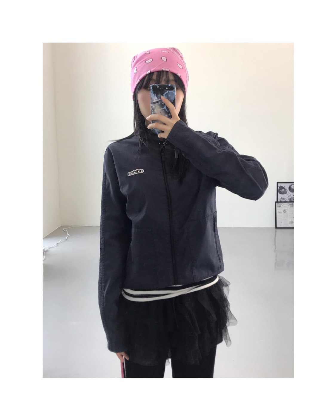 Adidas Navy Poly Jackets 상품이미지1