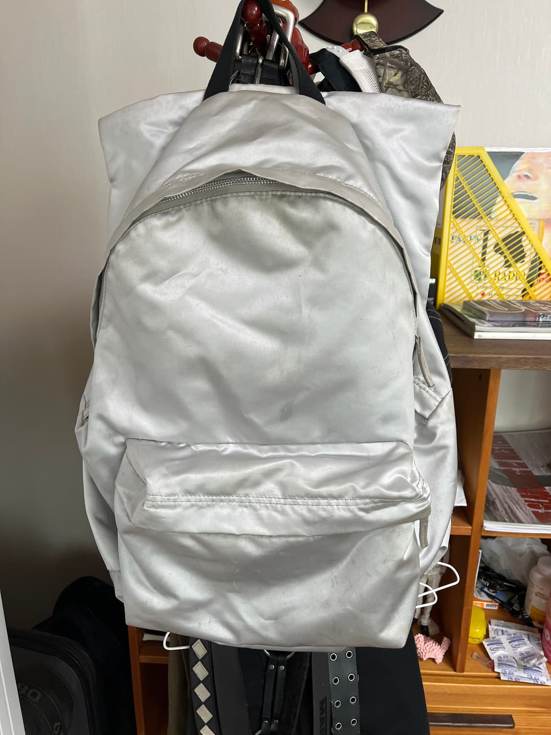 라프시몬스 x 이스트팩 실버 백팩 os 상품이미지1