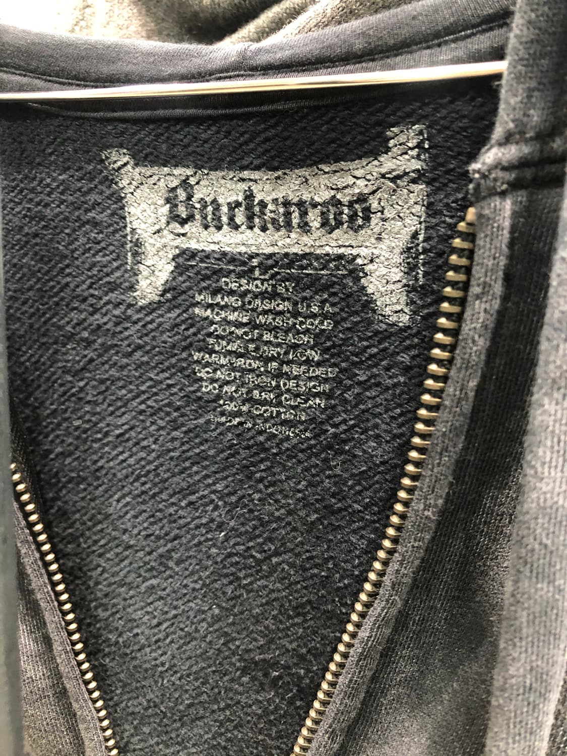 BUCKAROO skull patch hood zipup 상품이미지4