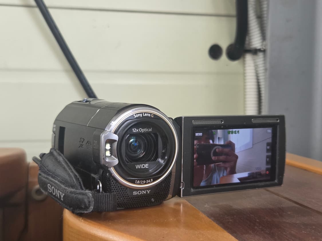 *빈티지핸디캠* HDR-PJ580 프로젝터 핸디캠 상품이미지1