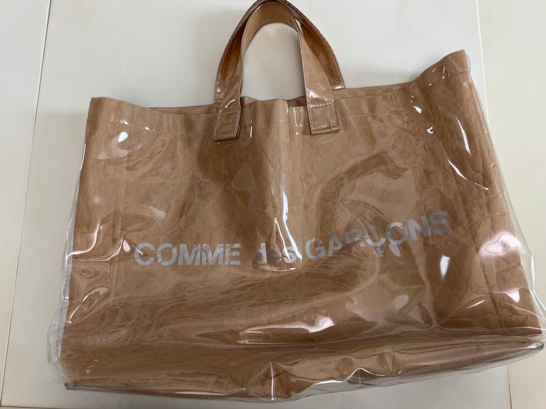 꼼데가르송 PVC 페이퍼백 상품이미지2