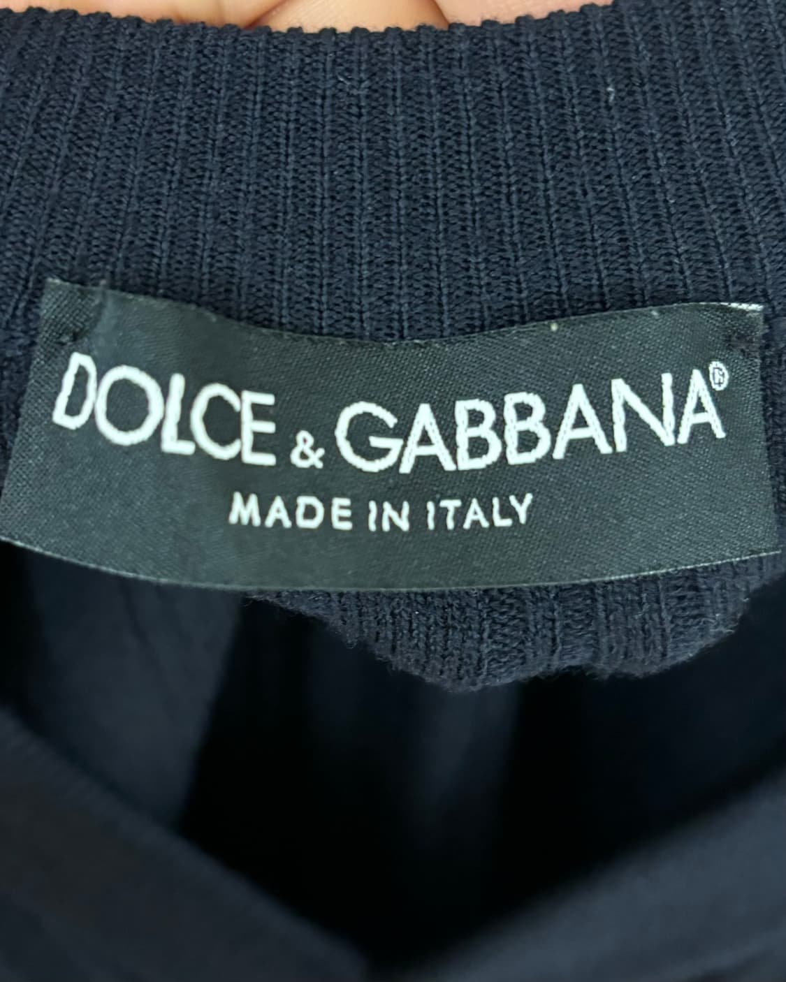 돌체 앤 가바나 블랙 브이넥 니트 상품이미지7