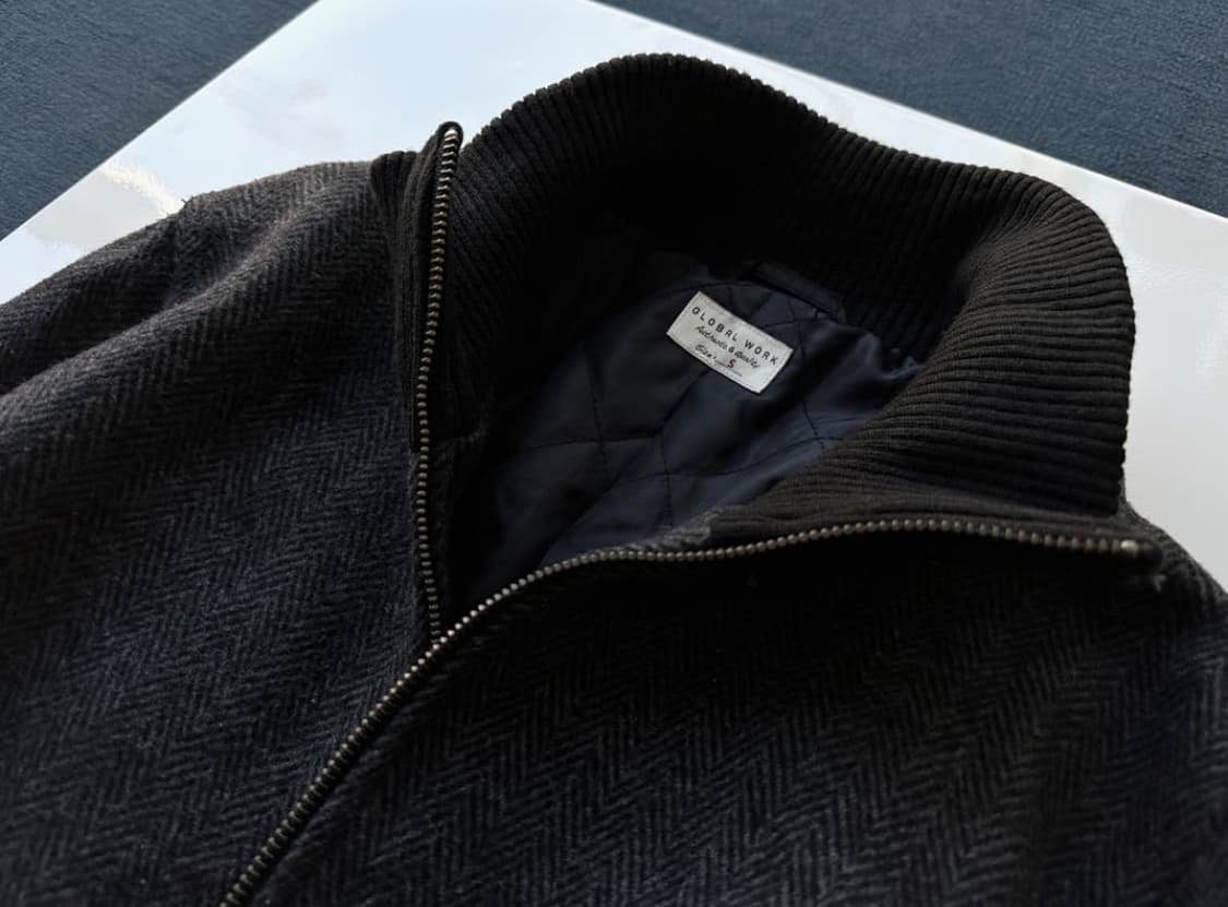 글로벌워크 트위드 점퍼 상품이미지3