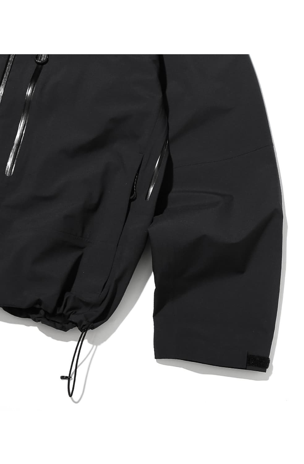 페치선데이 fetch  3LAYER HOODED JACKET BLACK 상품이미지3