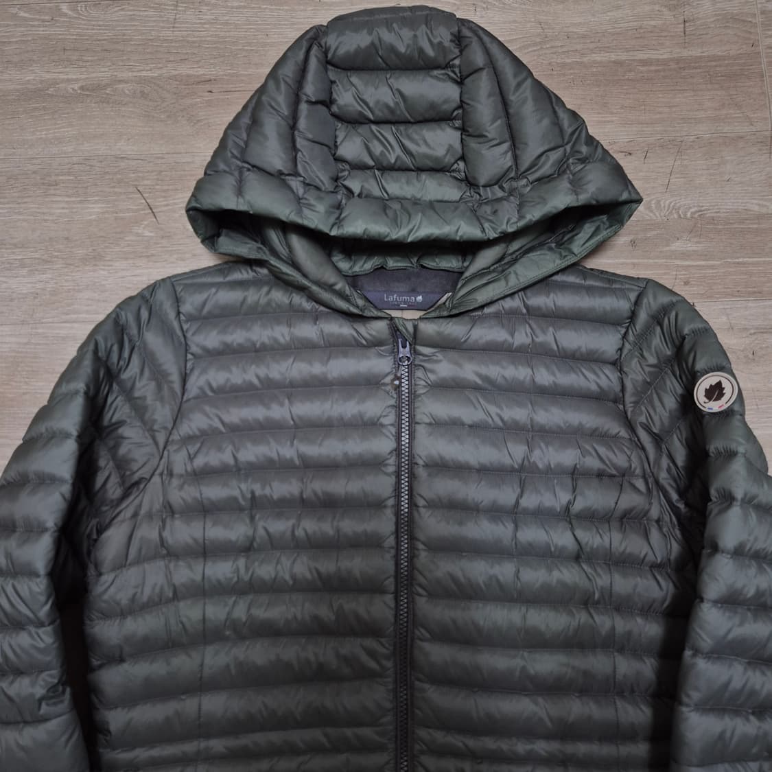 라푸마 SINCE 1930 사이드와펜 다운 후드 롱 경량패딩 L(100) 상품이미지2