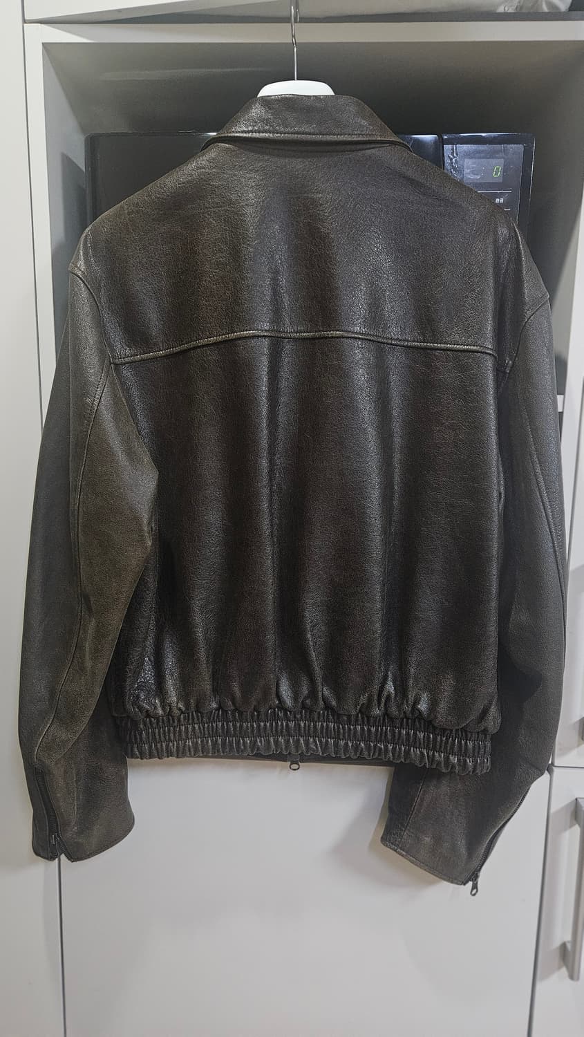 애니타임로릭 빈티지 레더자켓 블랙 L 상품이미지2