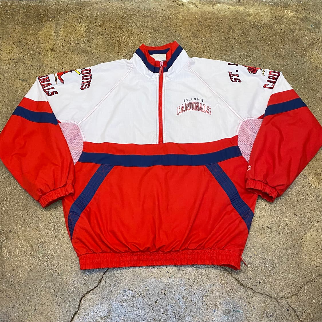 90s Made in Korea 미국 빈티지 스타터 카디널스 바람막이 상품이미지1