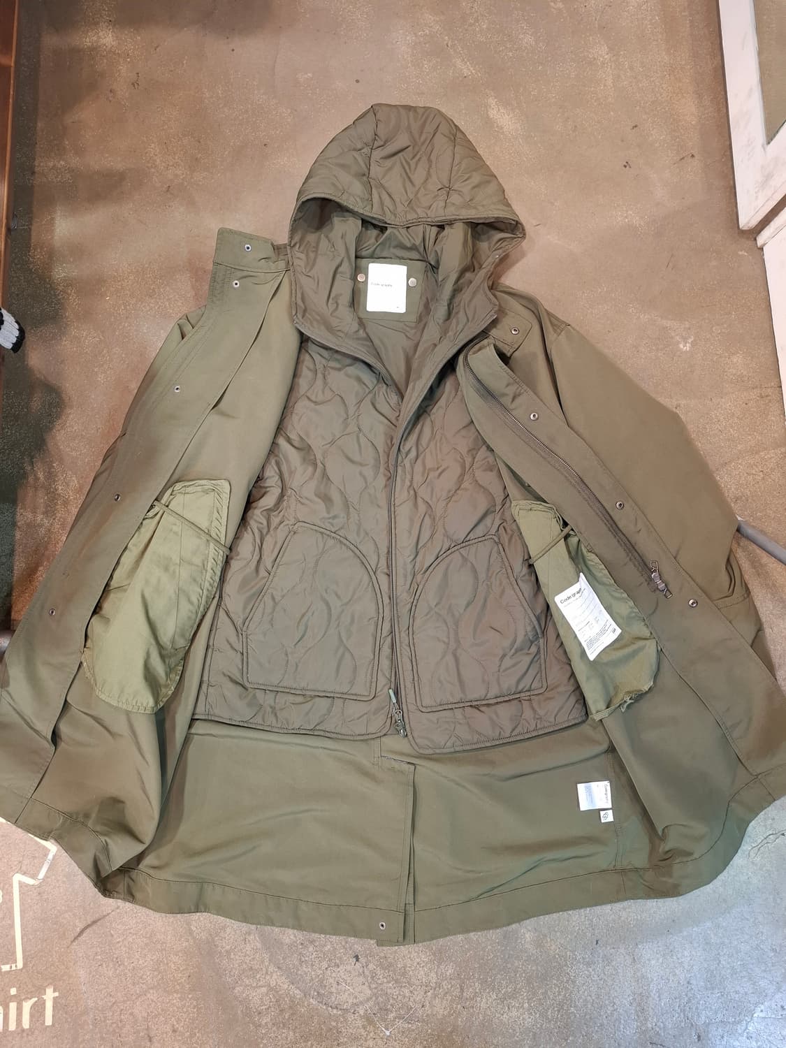 코드그라피 피쉬테일 롱파카 상품이미지4