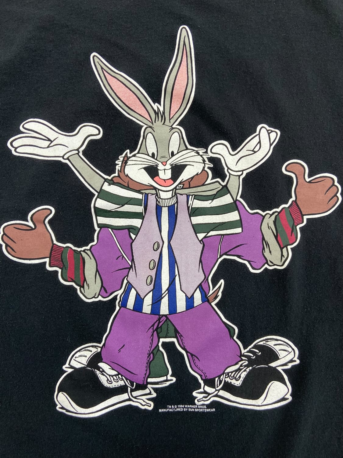 1994 워너브로스 벅스 버니 & 테즈 반팔 티셔츠 상품이미지4