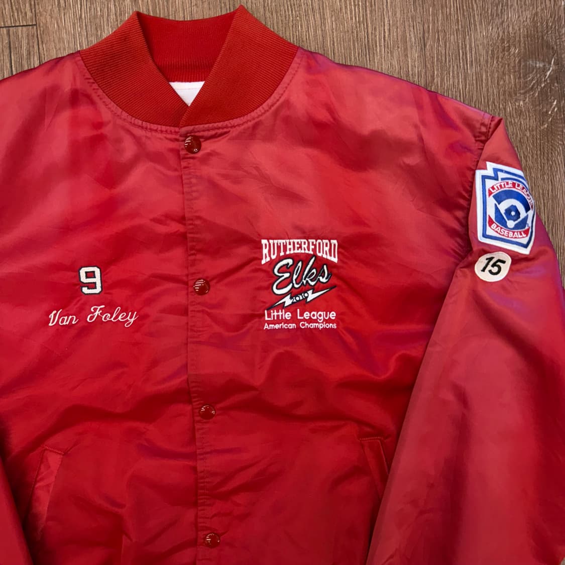 USA 빈티지 바시티자켓 레드 상품이미지2