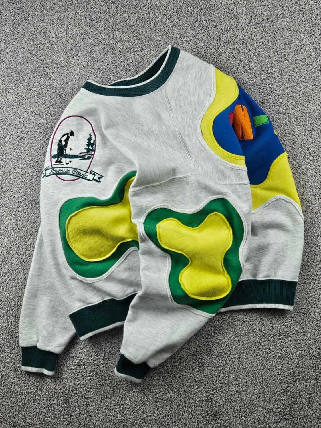 크로스크릭 언리미티드 아플리케 커스텀 맨투맨 스웻 셔츠 (XL)/9344 상품이미지4