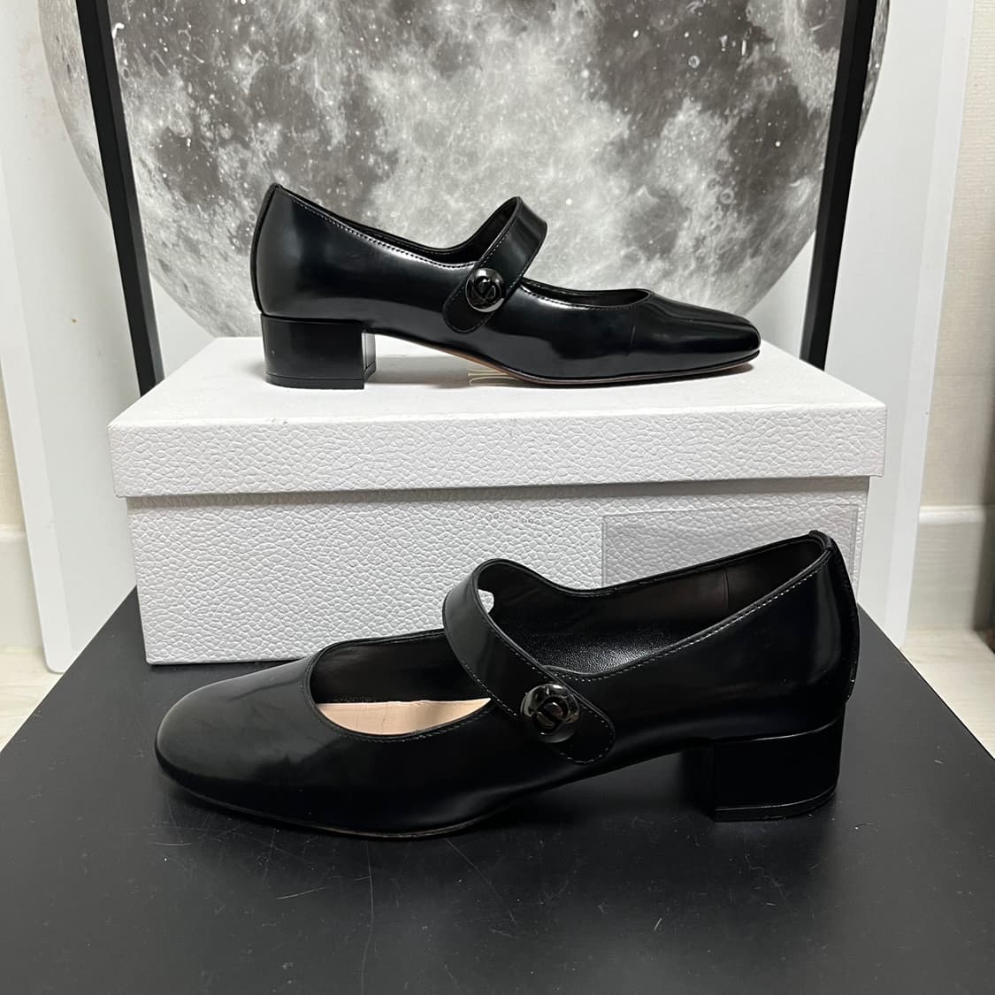 정품 36.5) 디올 D-Doll 메리제인 펌프스 구두 230~235 상품이미지1