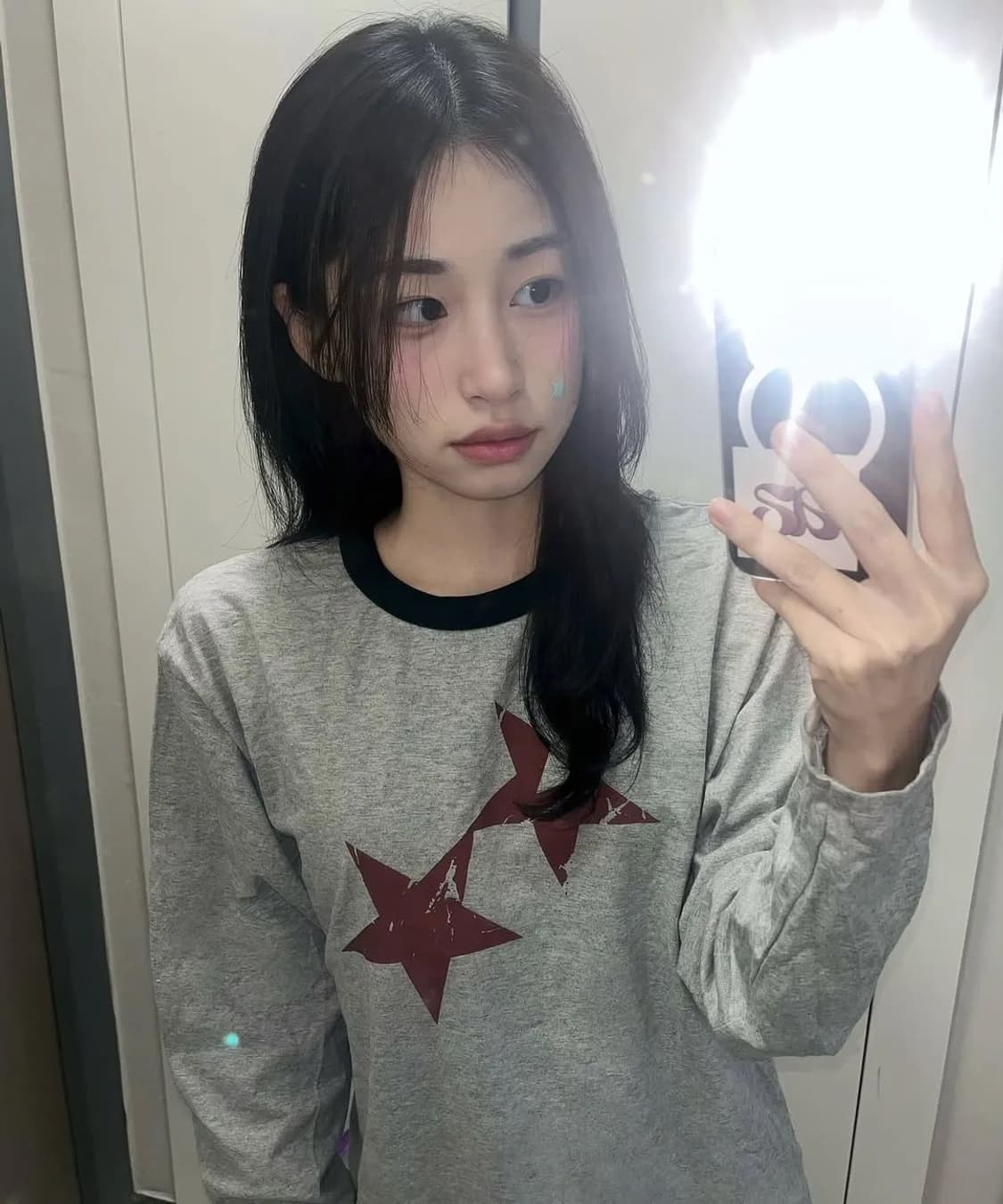 카비시 트윈 스타 링거 롱슬리브 그레이 M  상품이미지7