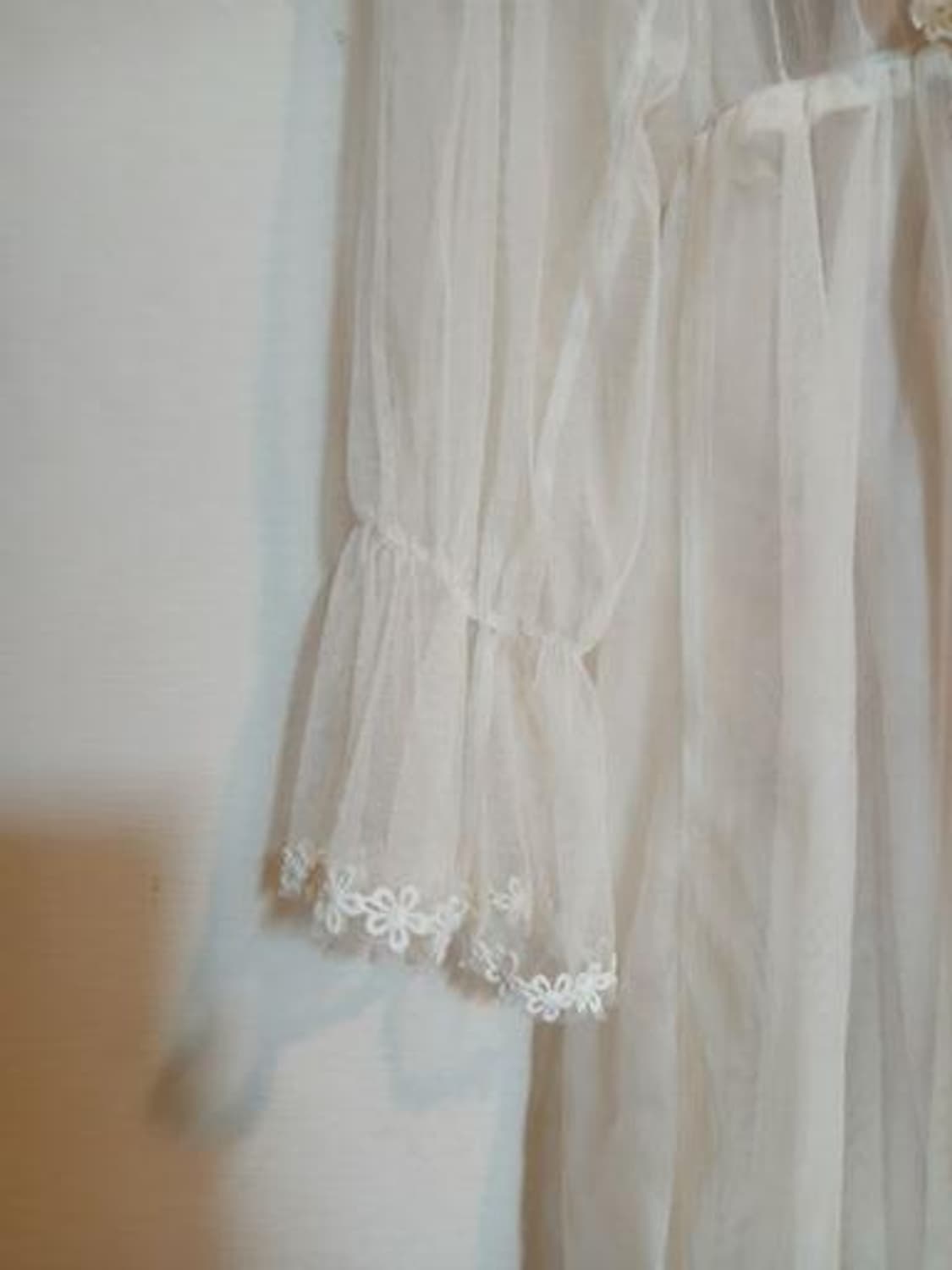 셀프 웨딩 브라이덜샤워 시스루 망사 레이스 원피스 드레스 홀복 나시 세트 상품이미지5