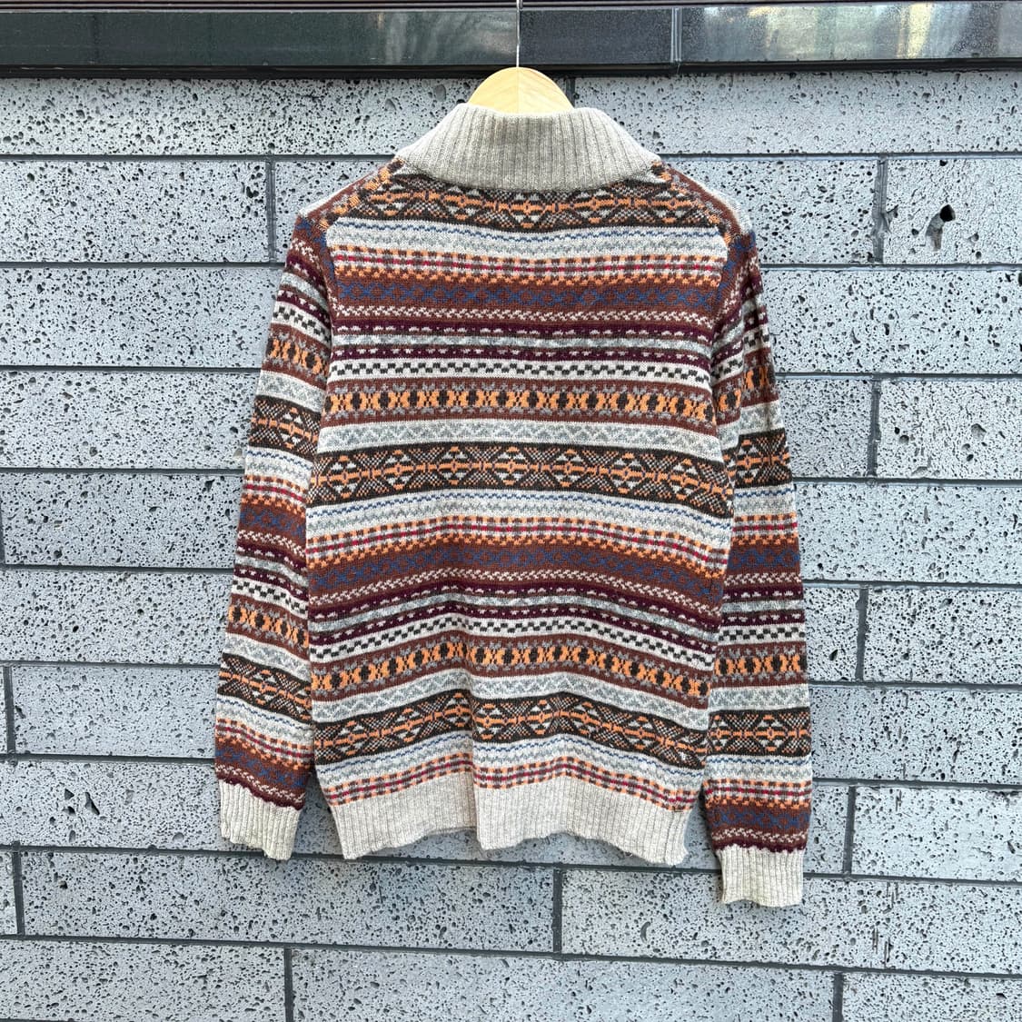 CP Preparatory 페어아일 니트 가디건 상품이미지7