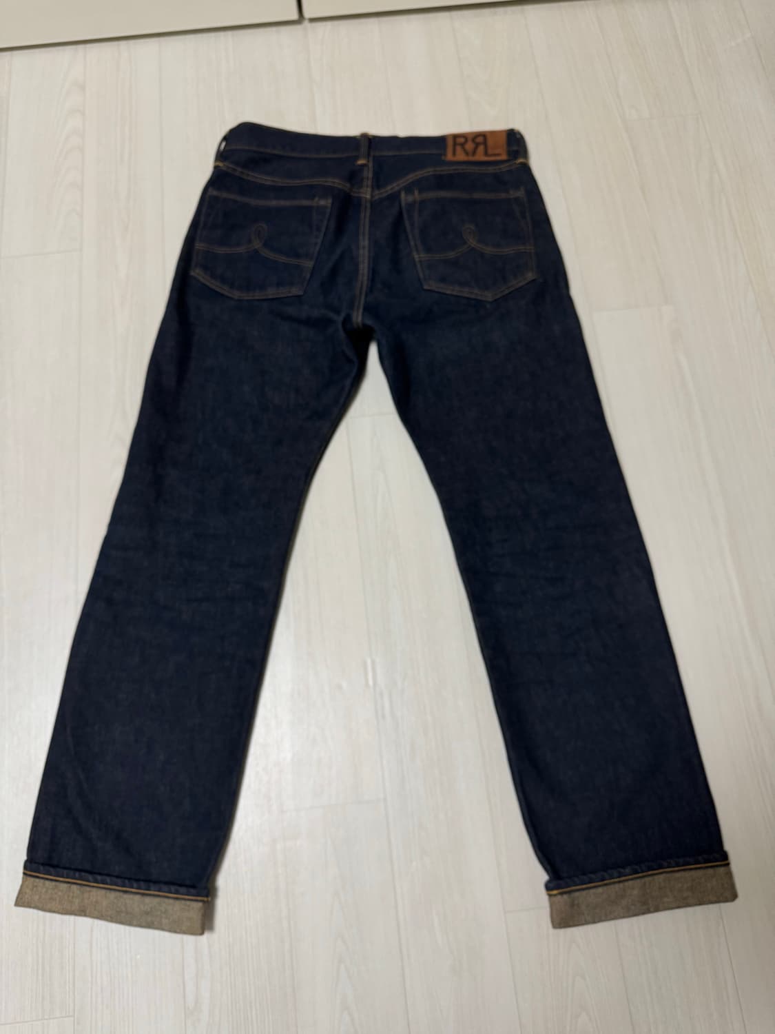 RRL 더블알엘 스트레이트 레그 셀비지 데님 32x30 상품이미지2