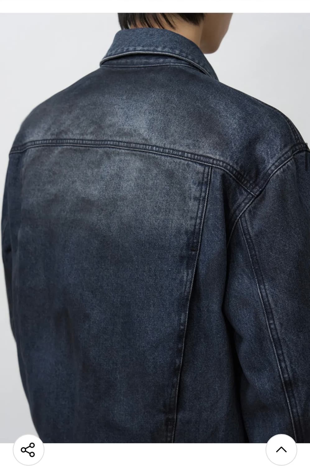 (새상품)(XL)[서강준 PICK]드로우핏 로우 스모크 데님 트러커 자켓 상품이미지7