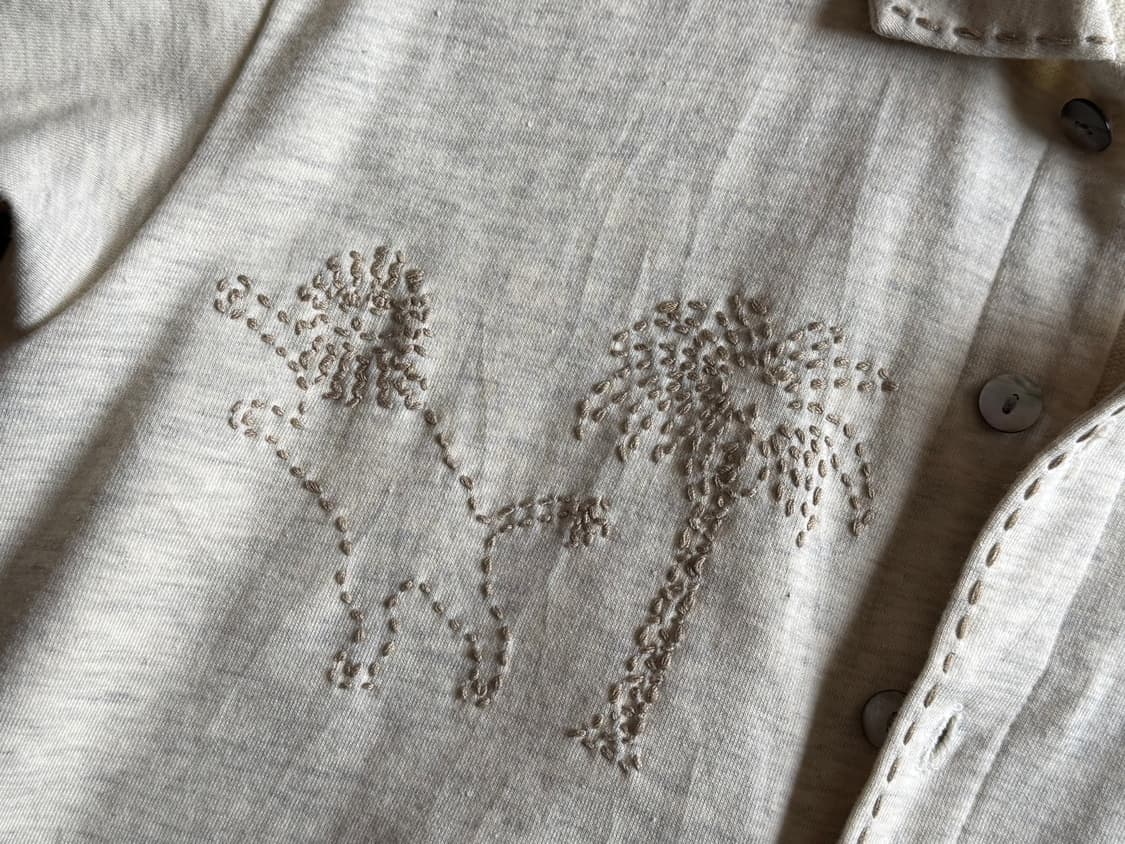 이세이 미야케 HAI 스포팅기어 오픈칼라넥 셔츠 100 상품이미지5