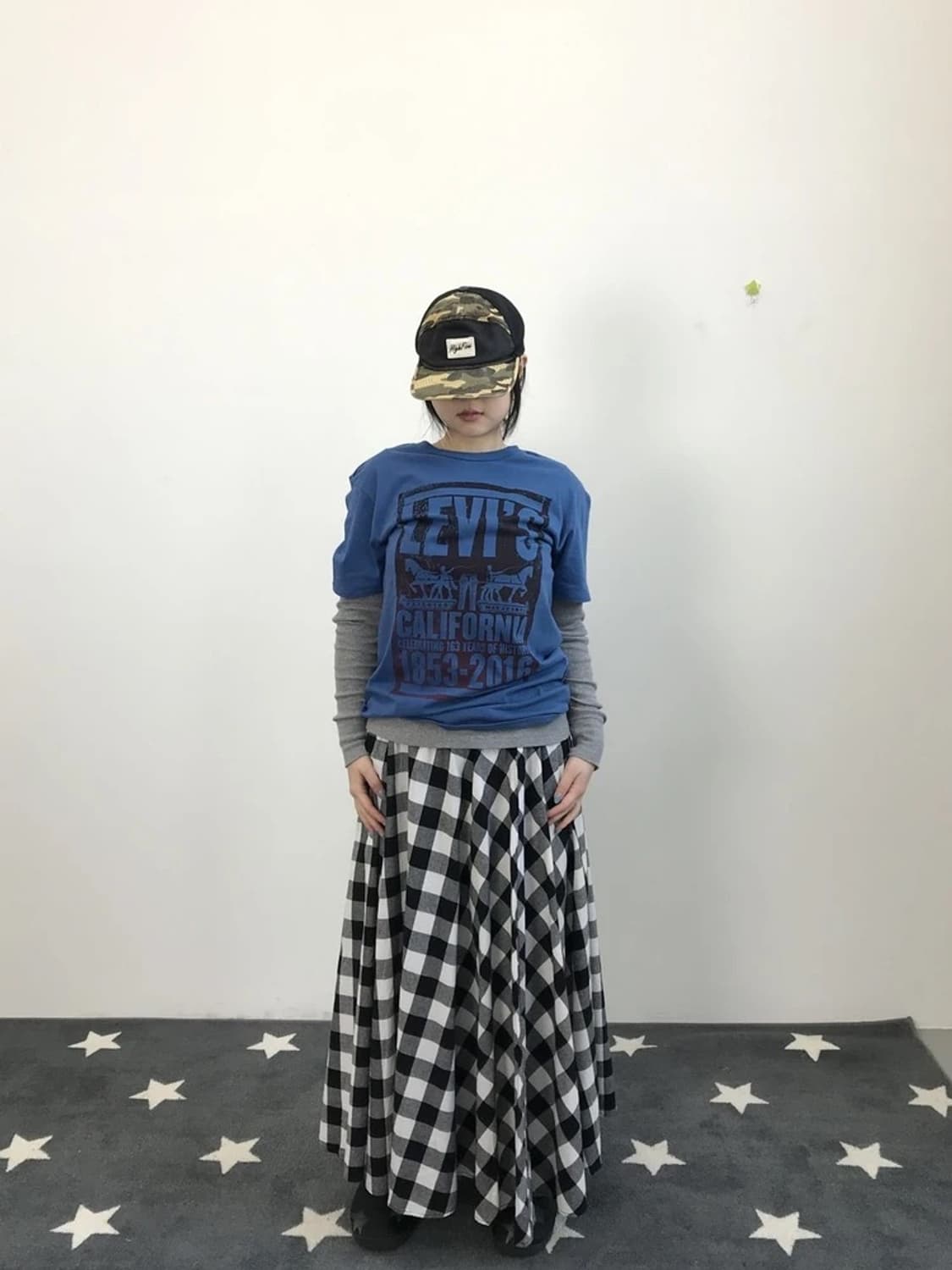 Levis Blue Graphic T Shirt California 상품이미지1