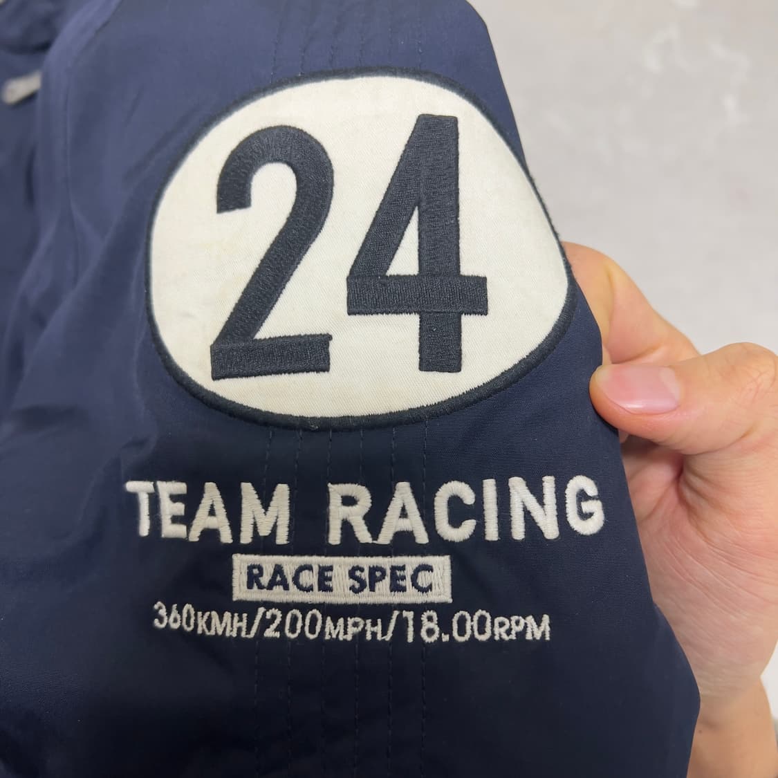 (우체국 택포가격) 폴로 랄프로렌 USA 레이싱팀 패딩점퍼자켓 네이비 L 상품이미지10