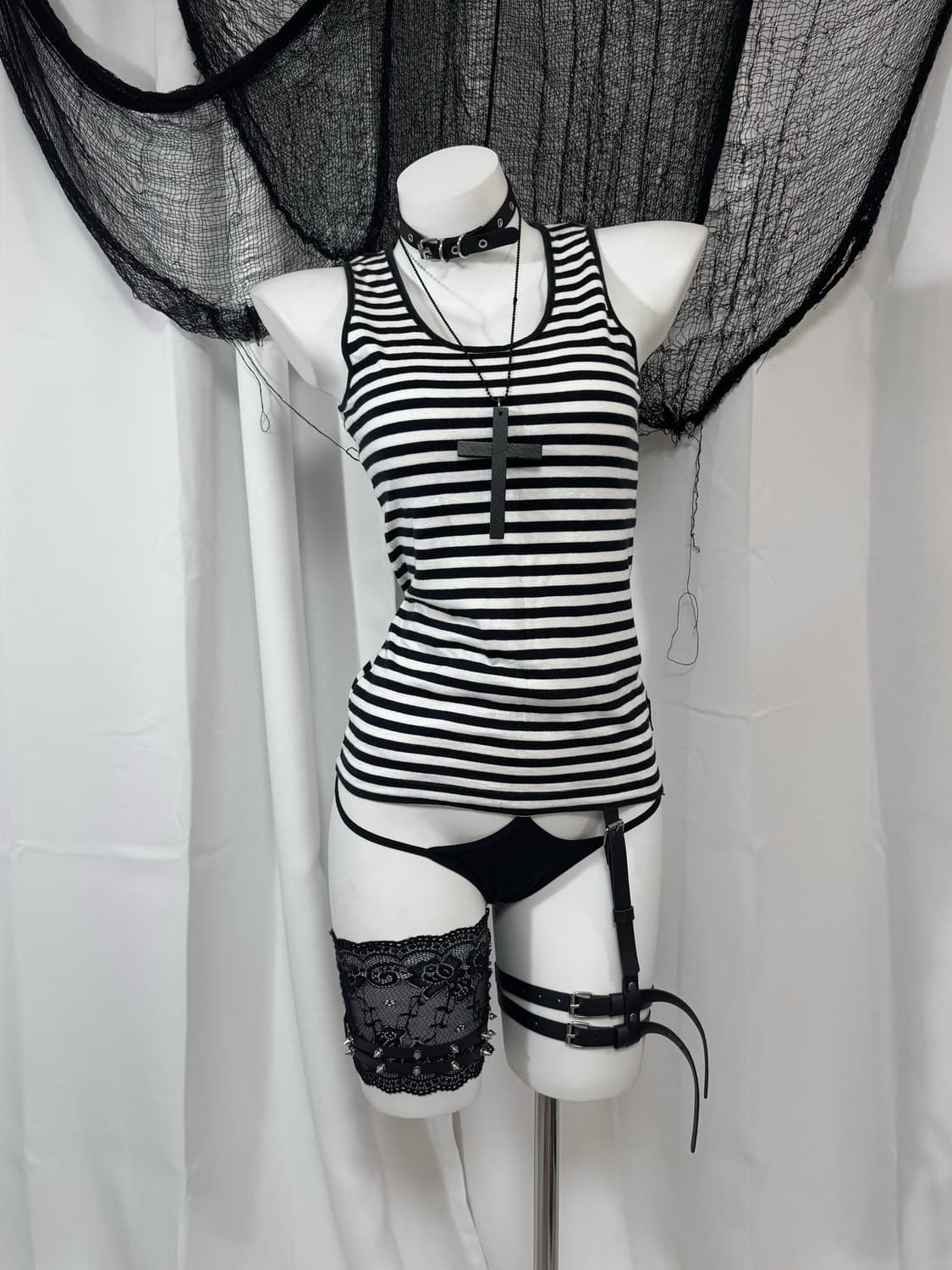 stripe sleeveless 상품이미지2