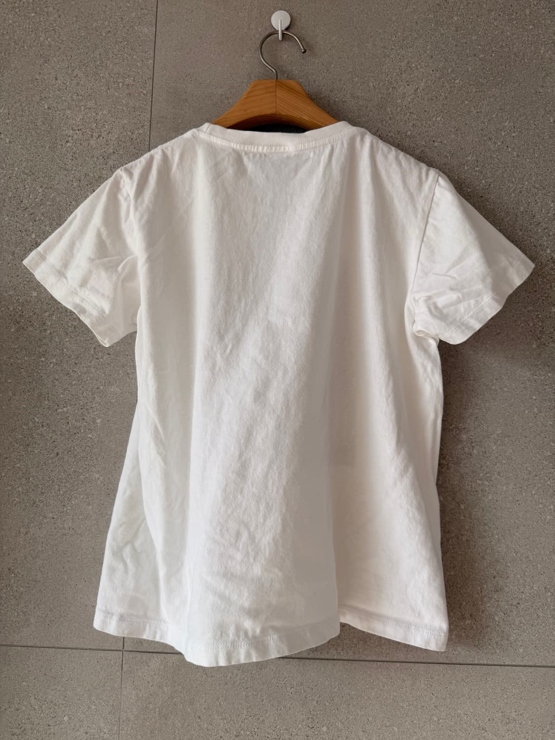 화이트 일본 빈티지 반팔 티셔츠 여성 상품이미지2