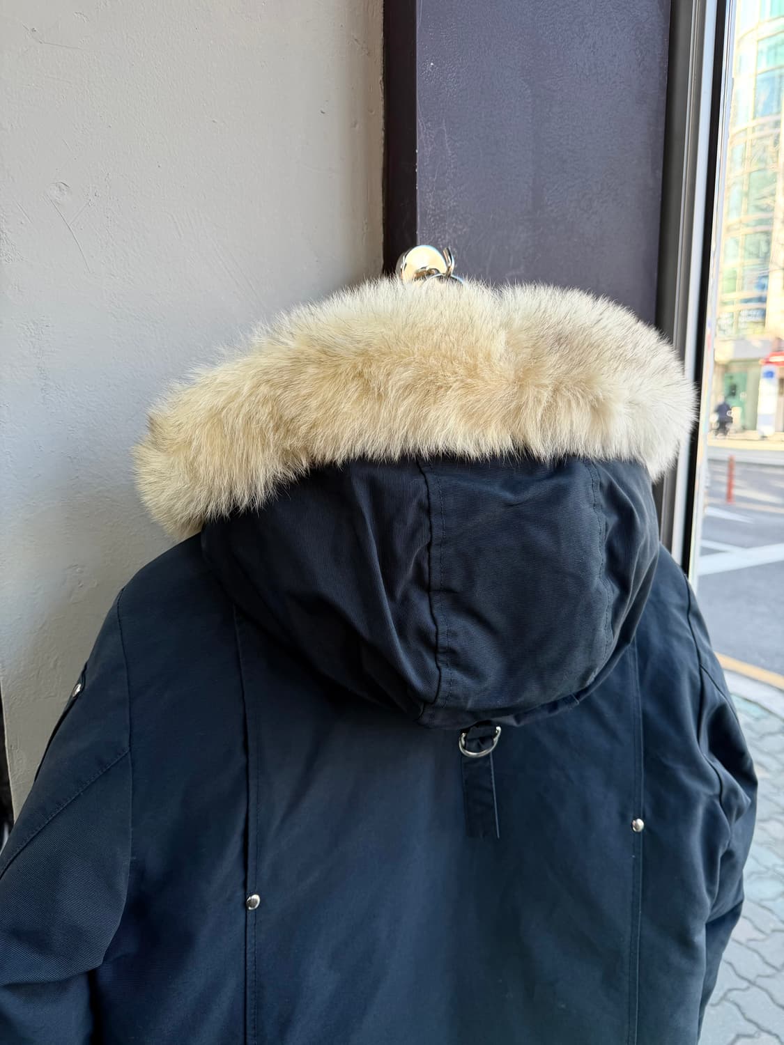 S/ 무스너클 스틸링 폭스퍼 패딩 파카 상품이미지8