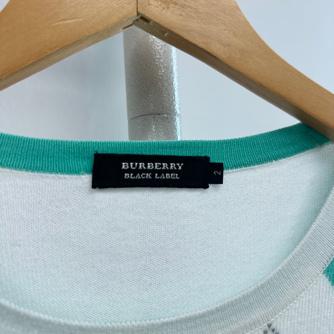 버버리 아가일 로고 니트 상품이미지4