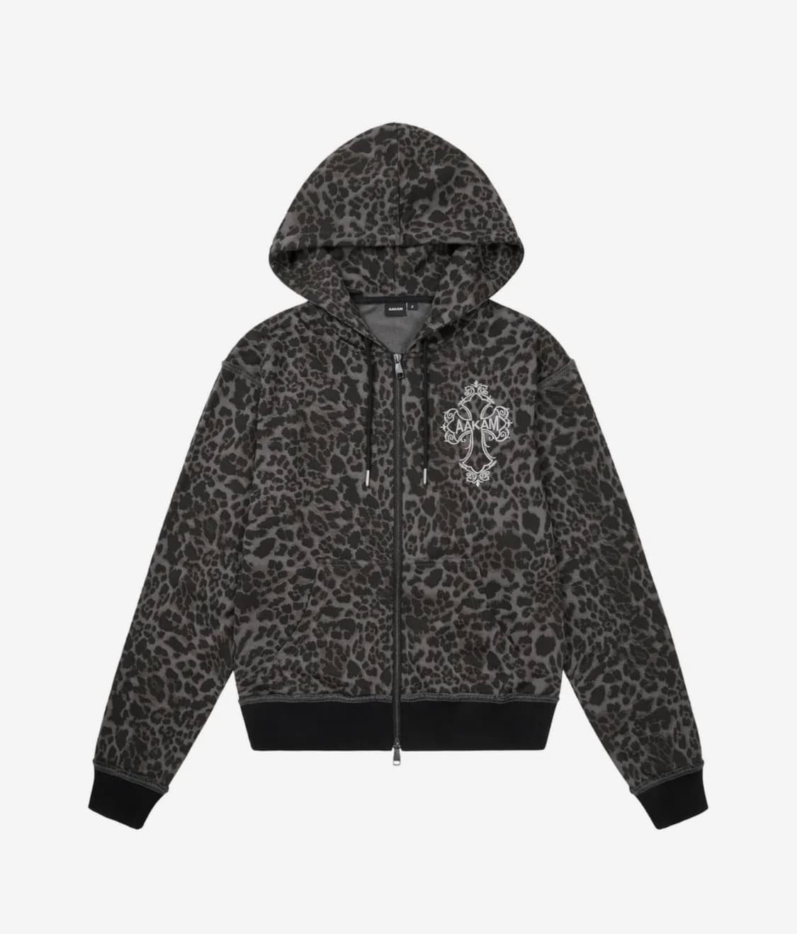 아캄X다영 레오파드 후드집업 2사이즈 상품이미지3