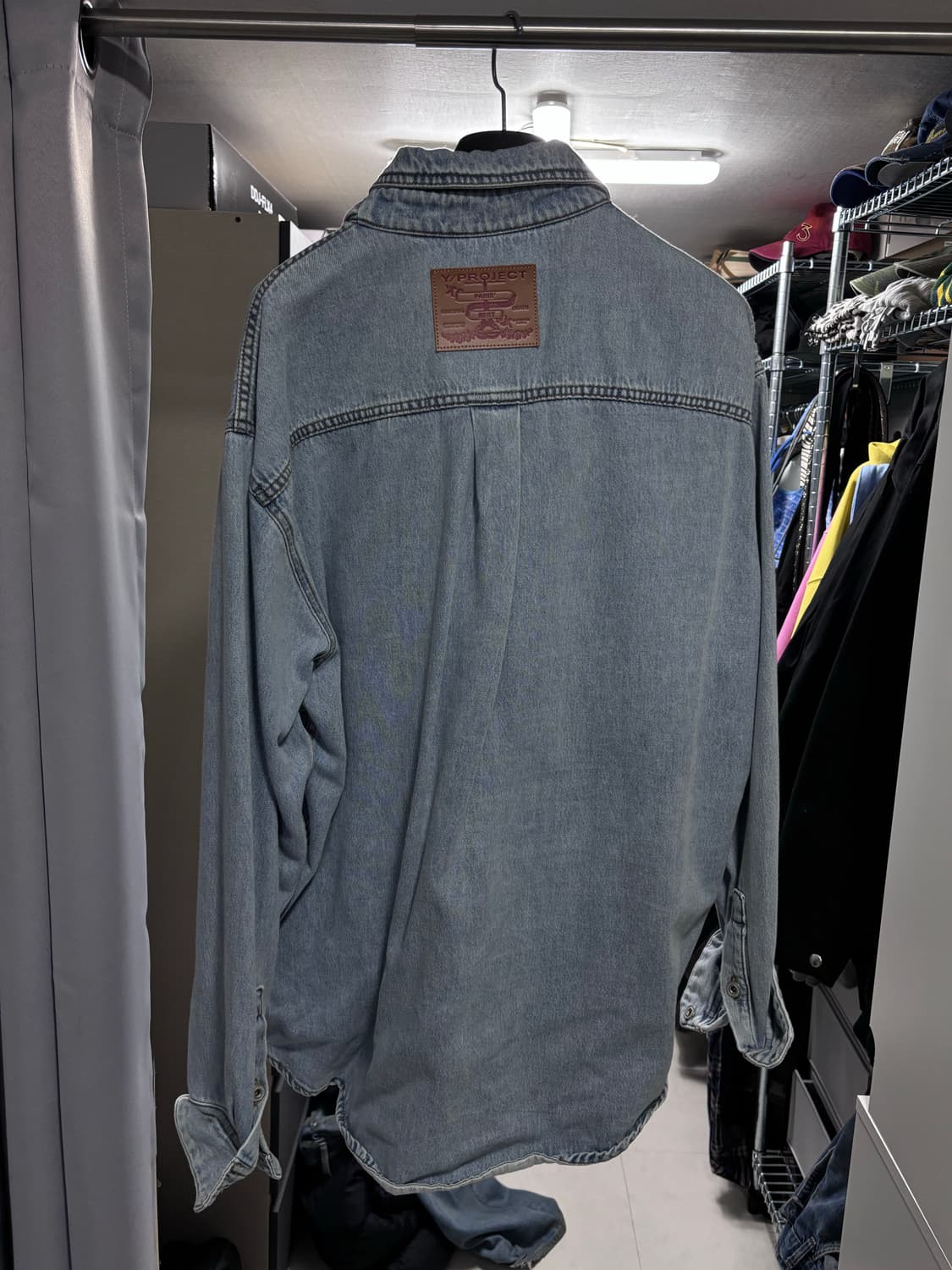 [S]와이프로젝트 후크앤아이 데님셔츠 상품이미지4