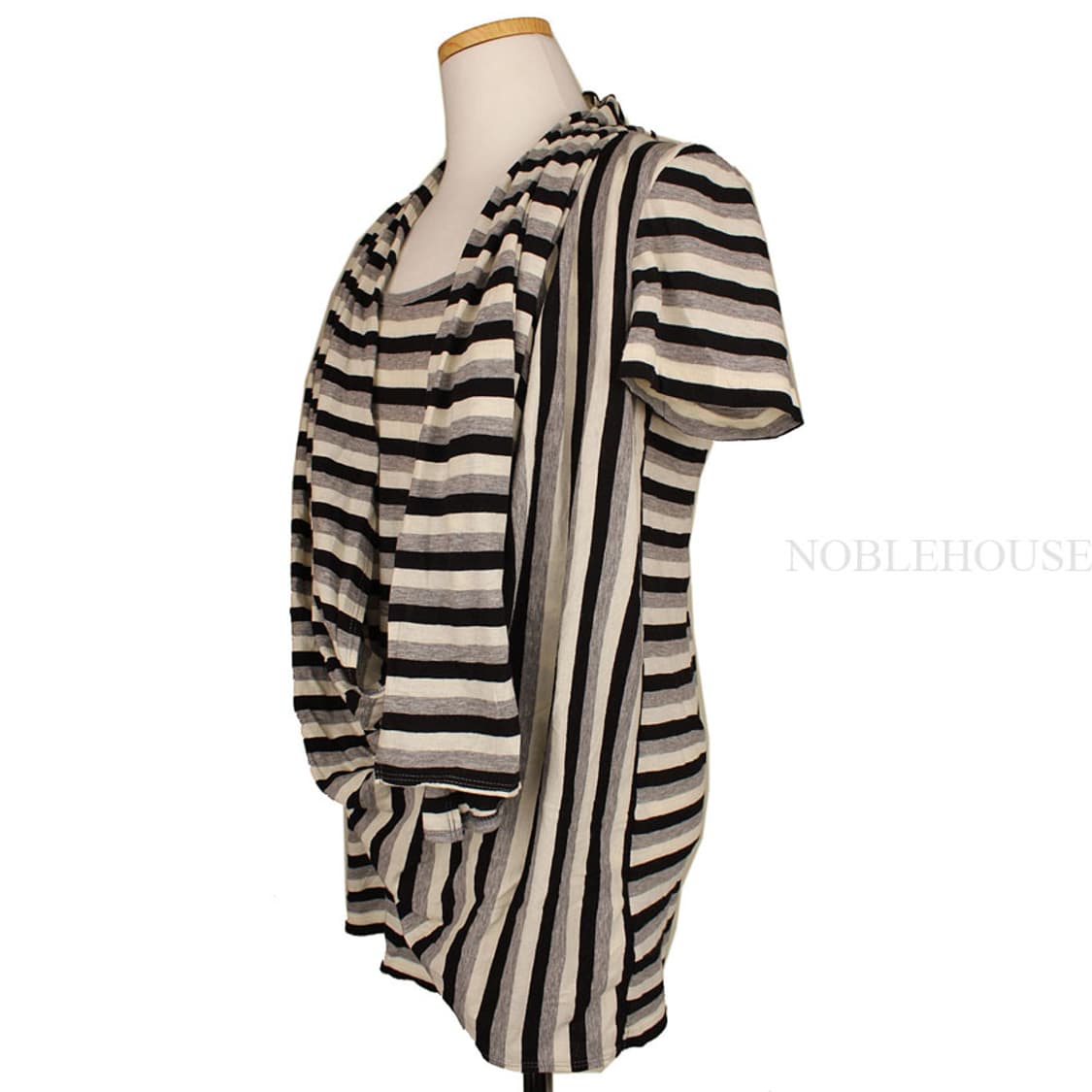 DKNY 스트라이프 언발 티셔츠(S) 상품이미지2