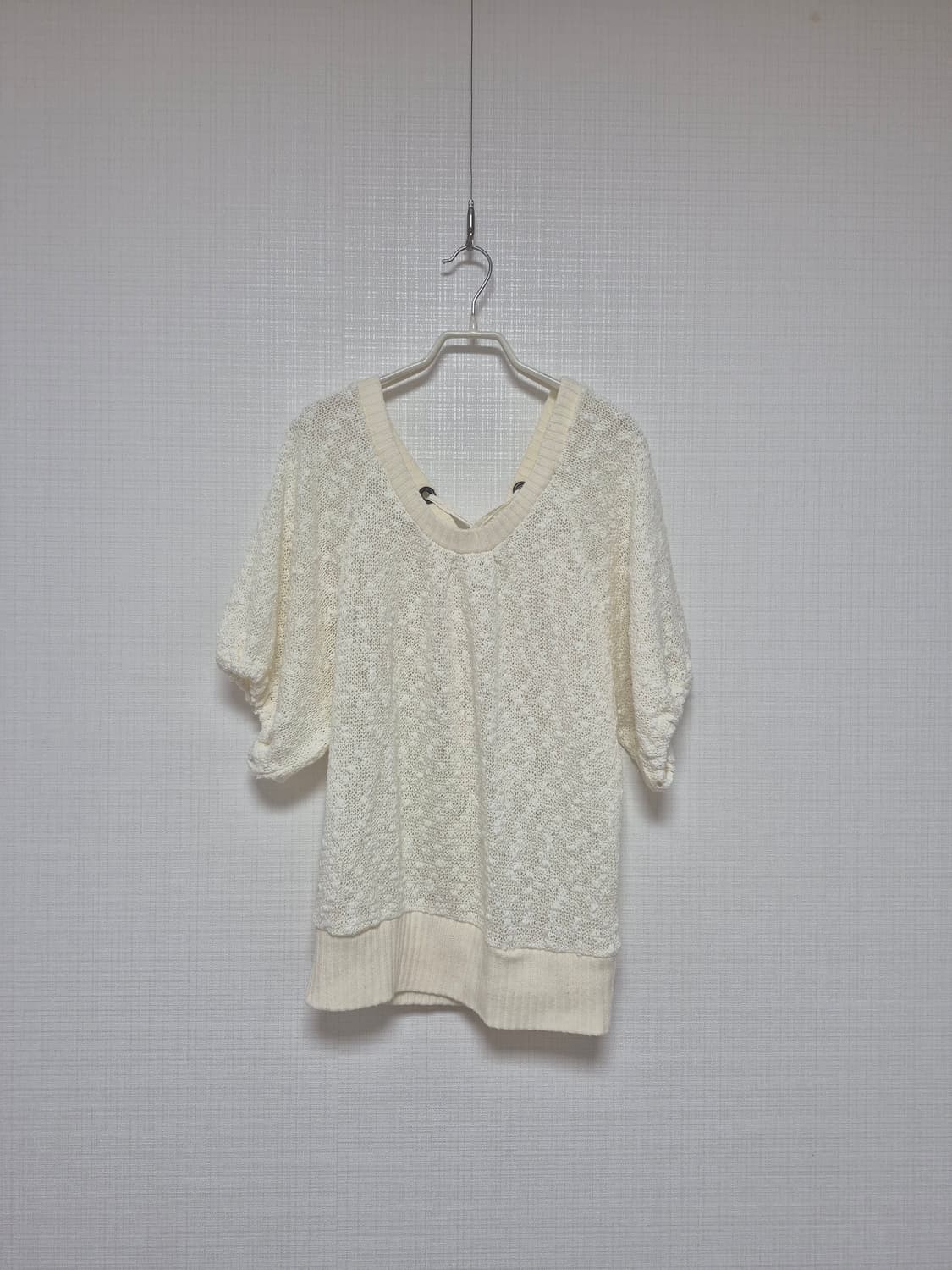 리즈리사 폰쵸 니트 가기바리 상품이미지3