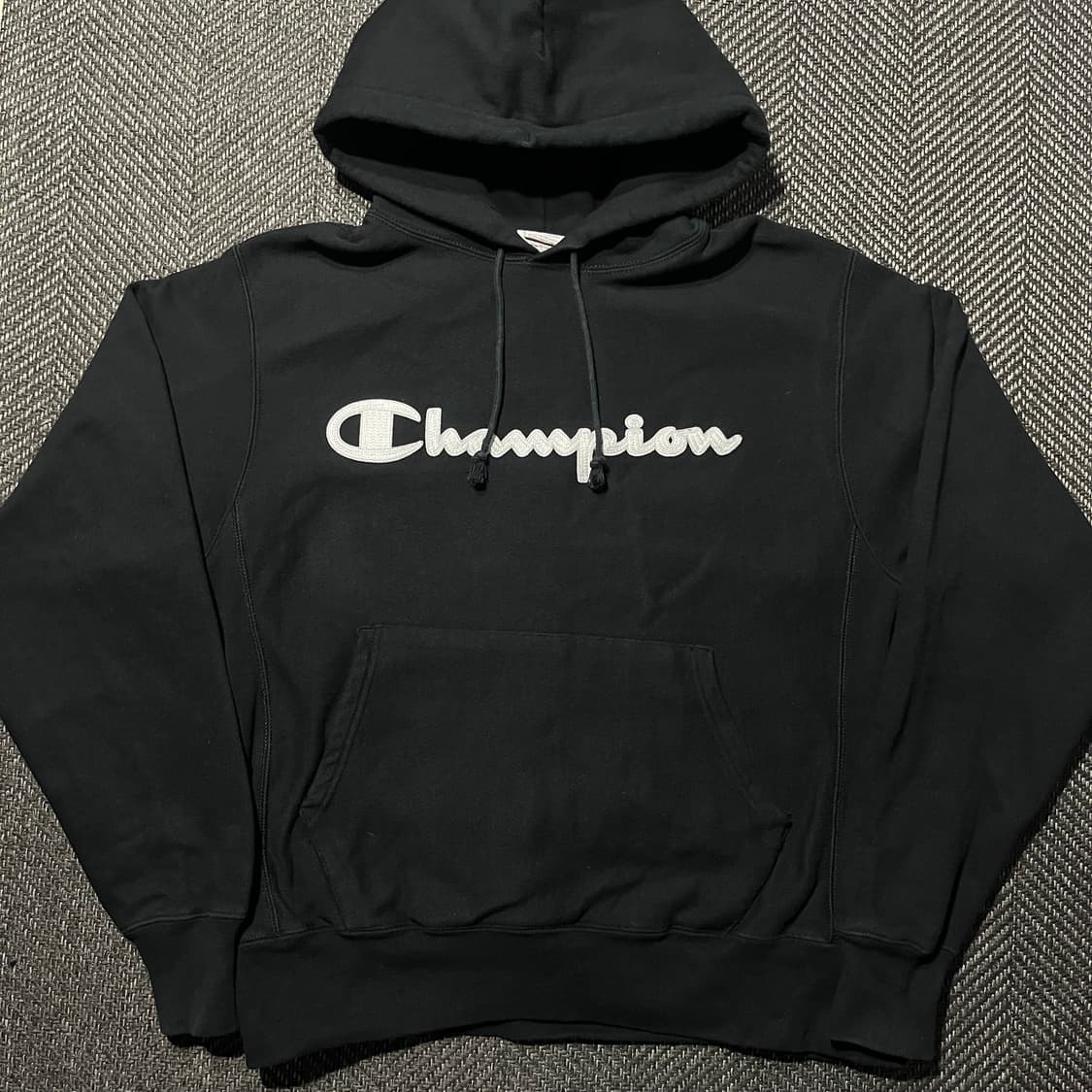 CHAMPION 챔피온 리버스위브 로고 후드티 상품이미지2